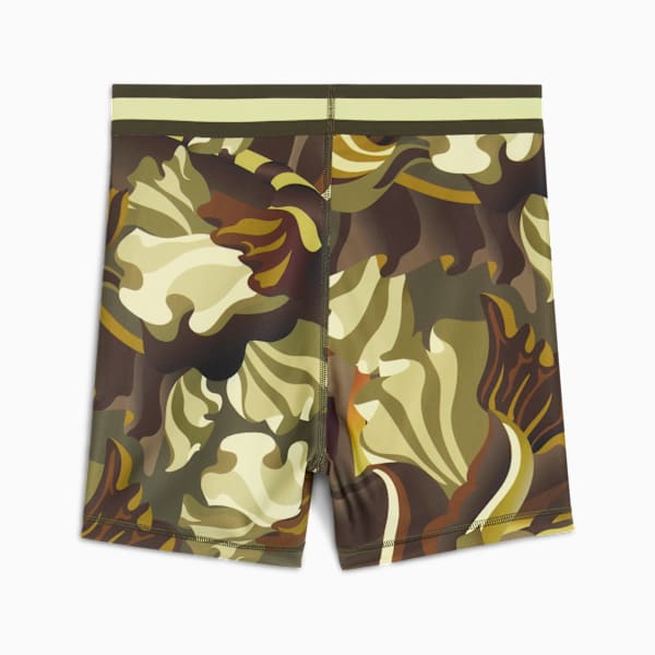 PUMA STRONG 4" Short Tights Women, Dark Olive, extralarge